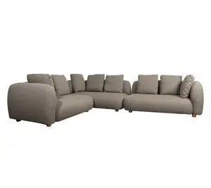 Cane-Line - Capture hjørnesofa Taupe Cane-line AirTouch hynder Taupe Cane-line AirTouch